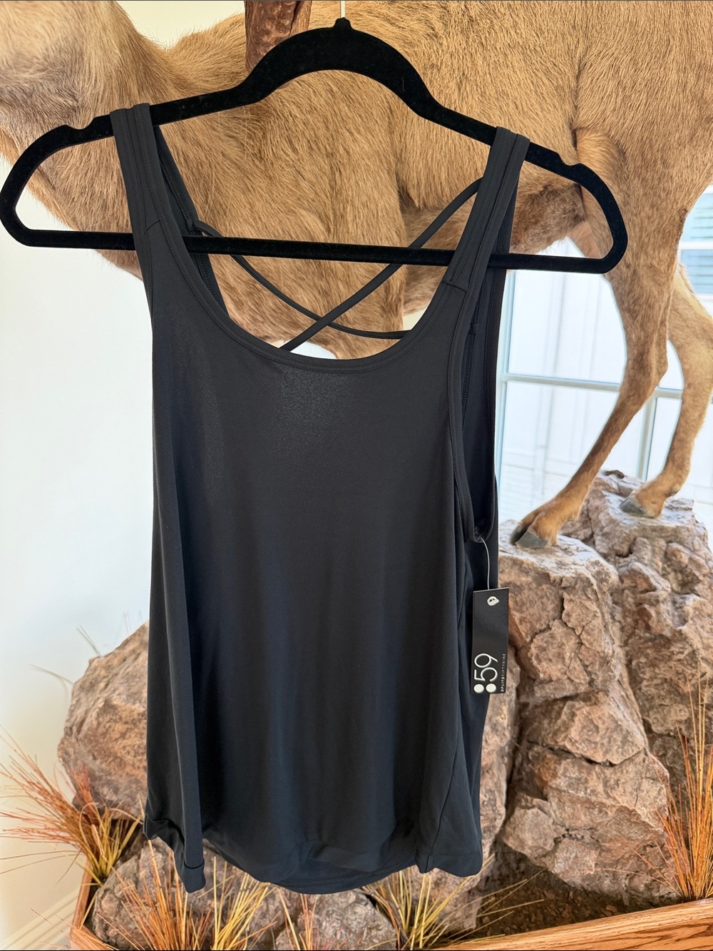 nwt Splits59 Scoop Back Workout Tank, Small